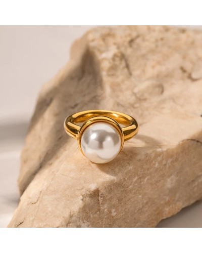 Bague "Howlite" - Élégance Intemporelle | Keyleen's Kloset