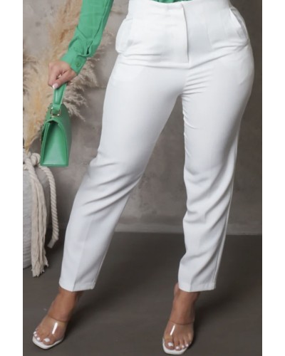 Pantalon blanc "Keep it" - Élégance et confort