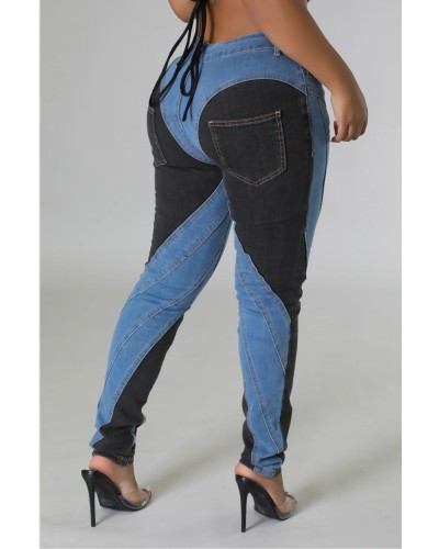 "Tell me B. Valentino" - Pantalon Jean Taille Basse | Keyleen's Kloset